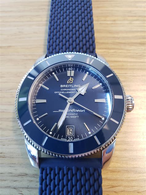 breitling superocean heritage ii 42mm blue|breitling superocean heritage reviews.